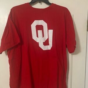 Fanatics Red OU Short Sleeve Tee